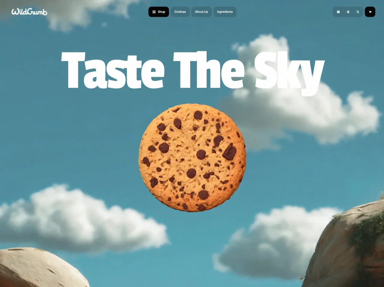 Website-Vorschau: Sky Cookie